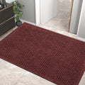 HIYARD Sturdy Front Door Mat, Absorbent Muddy Dirt Resist Welcome Door Mats by HIYARD