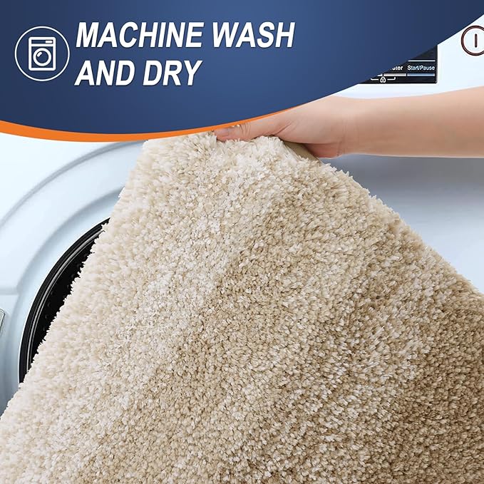 OLANLY Bathroom Runner Rugs Mat 70x24, Extra Soft Absorbent Microfiber Bath Rugs - Image 5