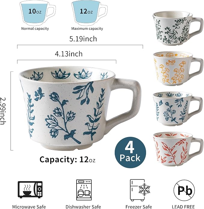 Ceramic Mug 11 oz Unique Luxurious Cup, Mug - Image 3