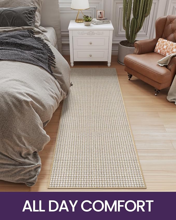 DEXI Hallway Runner Rug 2'x6', Non Slip Rubber Backed Runners Carpet, Ultra - Image 9