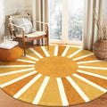 Lahome Round Rugs 8Ft for Living Room, Soft Non-Slip Untra-Thin Boho Round by Lahome