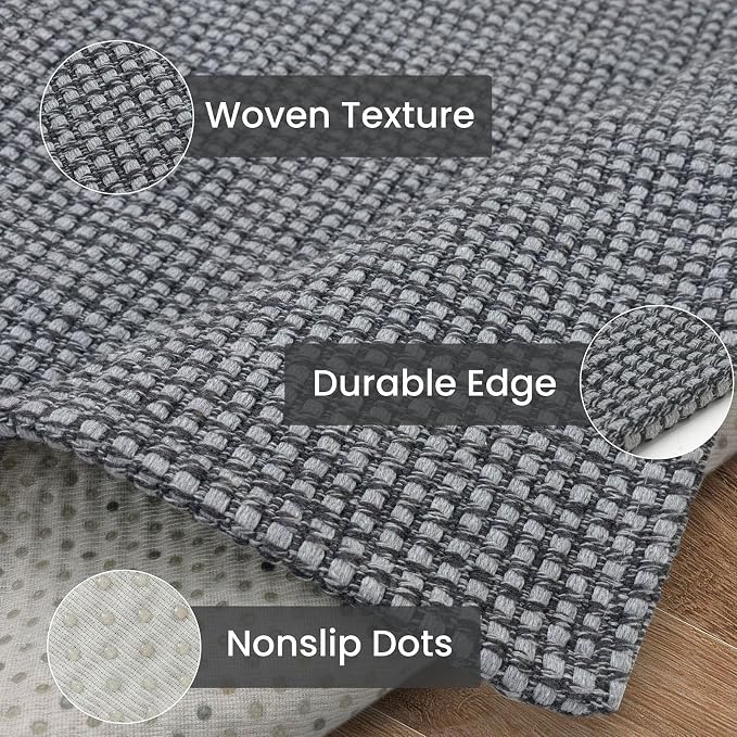 IOHOUZE Washable Runner Rug 2x8 Non Slip Rubber Backed Hallway Runner Entryway - Image 6