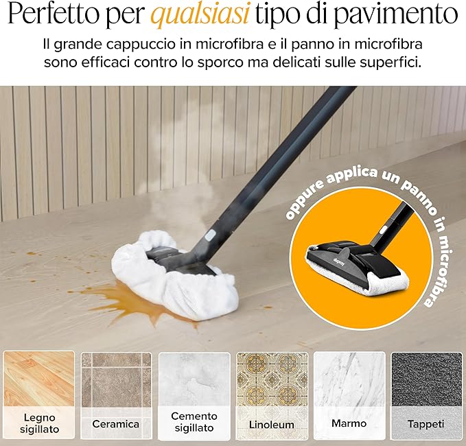 Dupray Steam Cleaning Pack Pro – 24-Piece Accessory Kit for Dupray Steam Cleaners: Versatile set includes everything needed for deep cleaning on multiple surfaces.