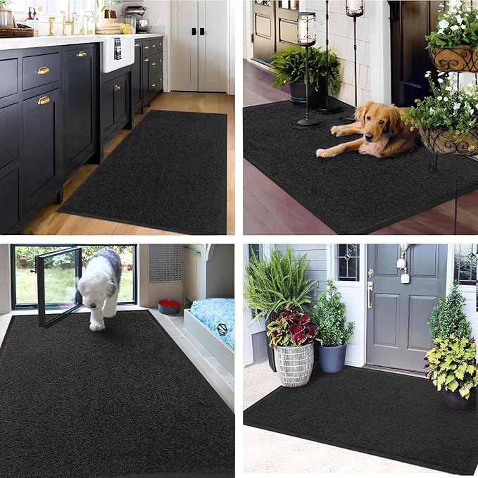 Mibao Super Absorbent Front Door Mat, Non-Slip Washable Indoor Doormats - Image 7