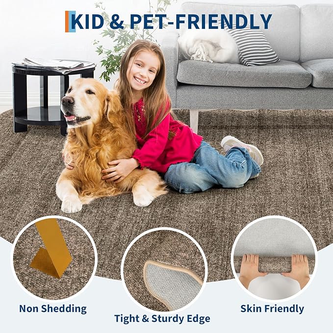 GarveeHome 2x3 Rug, Washable Scalloped Rugs - Image 7