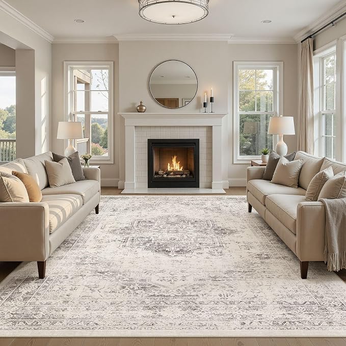 UERMEI 10x12 Area Rug Living Room Rugs - Image 6