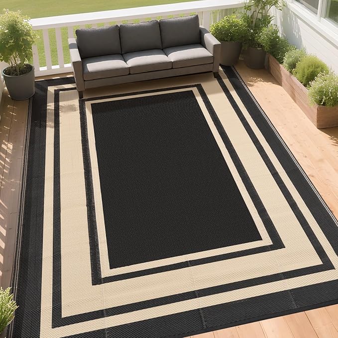 RURALITY Outdoor Rugs 6x9 Waterproof - Image 3