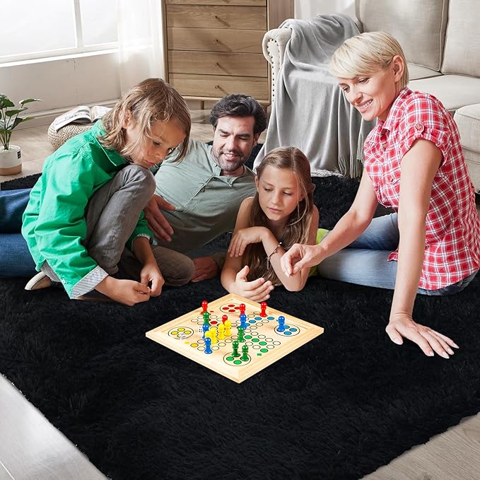 Shag Runner Rug for Bedroom Living Room 3x7 Upgrade Non-Slip Fluffy Soft - Image 8