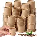 100 Pack 1oz Mini Coffee Cups Disposable Paper Cups Hot or Cold Beverage Cup by Unknown