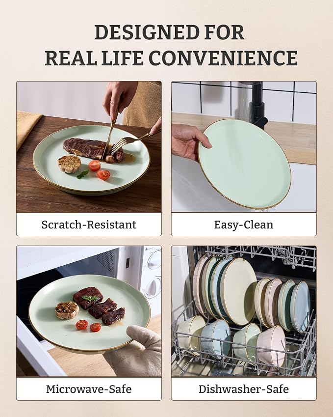 Famiware Saturn Stoneware Dishes Dinnerware Set - Image 7