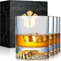 OPAYLY Whiskey Glasses Old Fashioned Glasses Set of 4 12oz Rocks Glasses Gift by OPAYLY