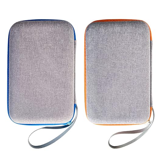 JCHPINE Hard Carrying Case for GiiKER Super Slide Brain Games, Protective Storage Holder for GiiKER Brain Teaser Puzzles Interactive Handheld Game Console Accessories (Blue Case Only)