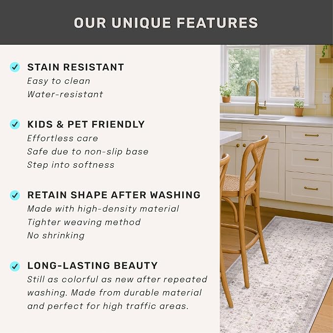 Hazo Haus Non Slip Hallway Runner Rug - Image 6