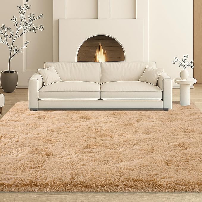 6x9 Rugs for Living Room, Rugs for Bedroom, Plush Fluffy Carpet, Non-Slip - Image 8