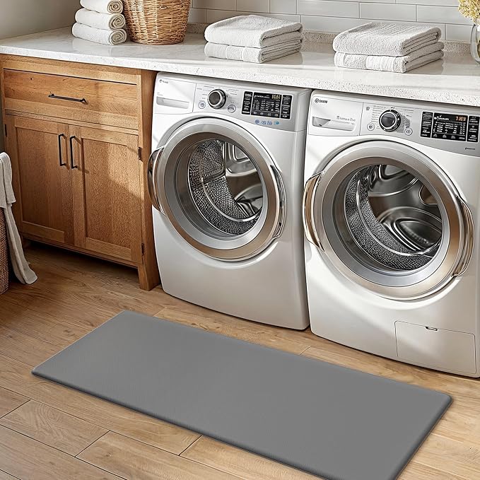 GENIMO Kitchen Mats for Floor 2PCs, Washable Anti Fatigue Mat for Cushioned - Image 7