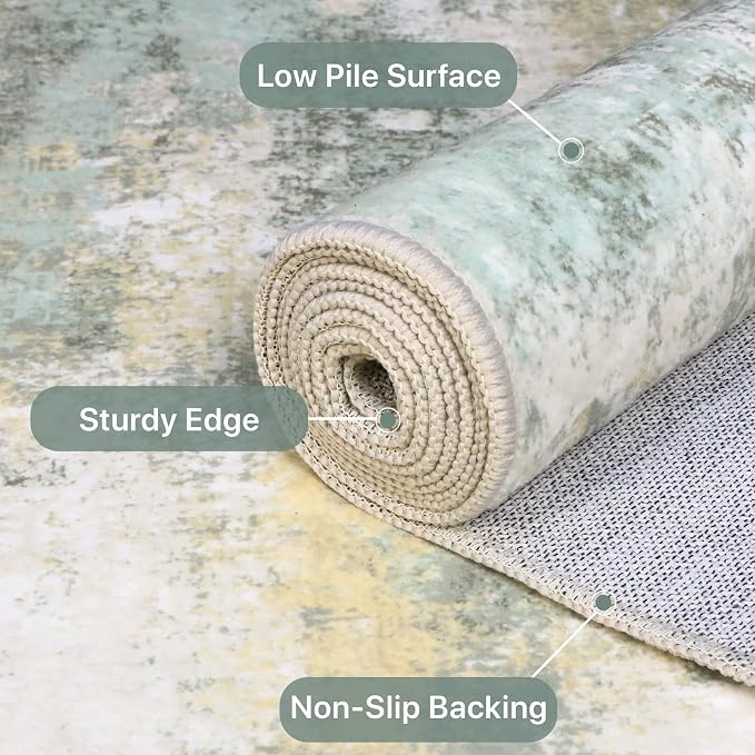 BEIMO Area Rugs 9x12 for Living Room Bedroom, Modern Abstract Machine Washable - Image 8