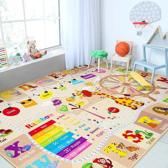 Chicrug Educational Kid Area Rug - Image 4