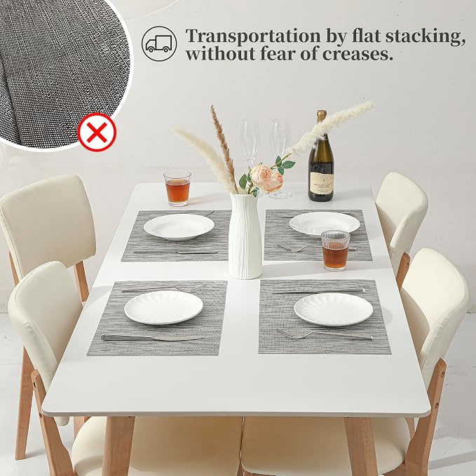 Leetaltree Silver Placemats Set of 8 - Image 6