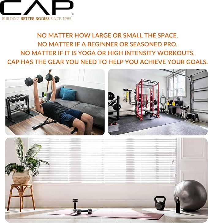CAP Barbell 1/2-Inch High Density Exercise Yoga Mat - Image 7
