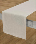 Solino Home 100% Pure Linen Table Runner Natural Woven, Athena 14 x 72 in | by SolinoHome