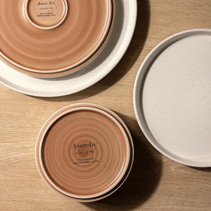 AmorArc Stoneware Dinnerware Sets - Image 6