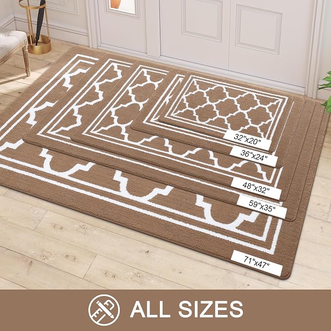 Buganda Indoor Door Mat, Dirt-Resistant and Absorbent Doormat, Low Profile - Image 7