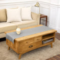 Solino Home 100% Pure Linen Table Runner Grey, Classic Hemstitch 14 x 48 in | by SolinoHome