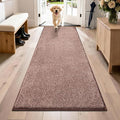 PURRUGS Dirt Trapping Door Mat 31.5" x 70", Non-Slip Machine Washable Entryway by PURRUGS