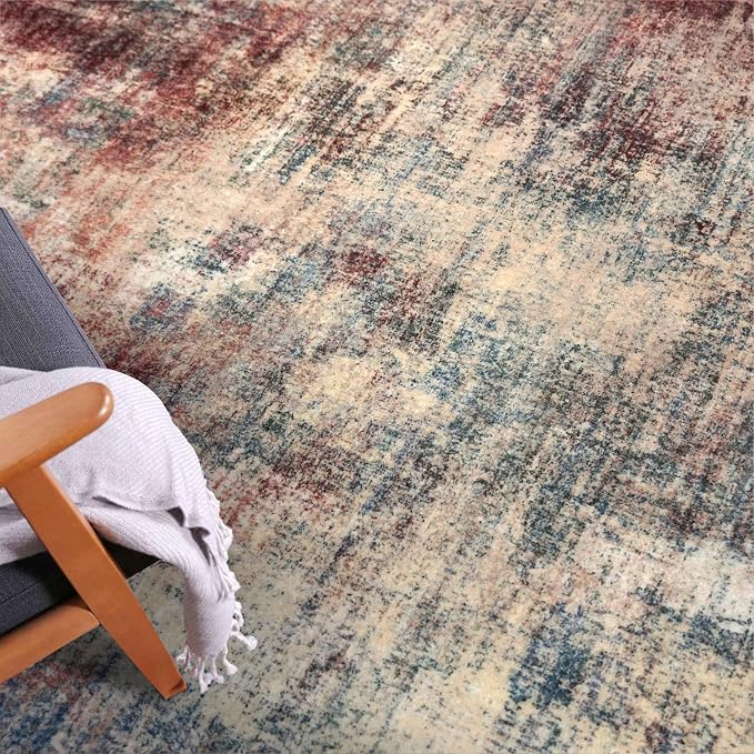 IOHOUZE Abstract Runner Rug 3x14 Ft Washable Runners - Image 7