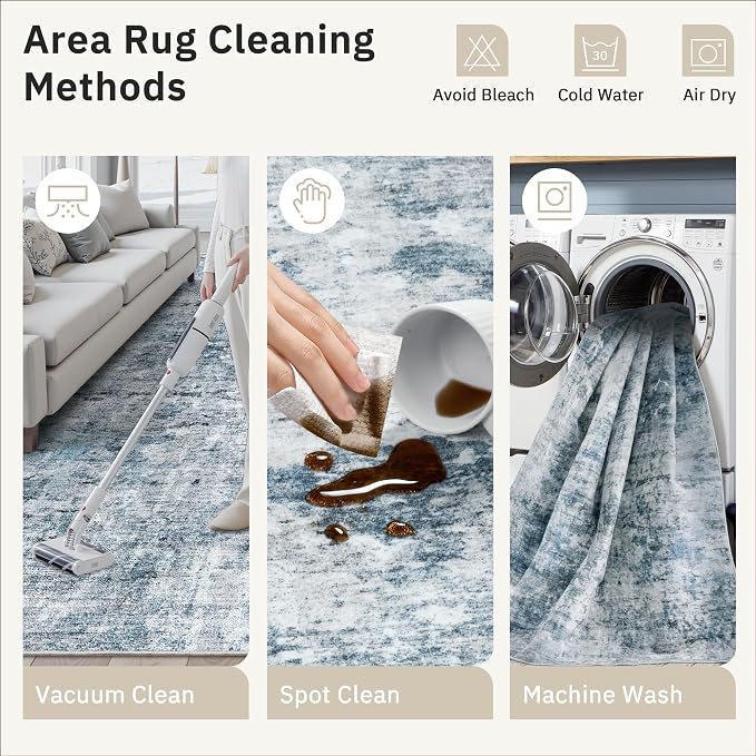 Soalmost Runner Rug 2'6" x 12' Washable Non-Slip 2.5x12 ft Long Runner Rugs - Image 9