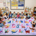 4x6 ABC Classroom Rug for Kids Playroom, Alphabet Rug by Unknown