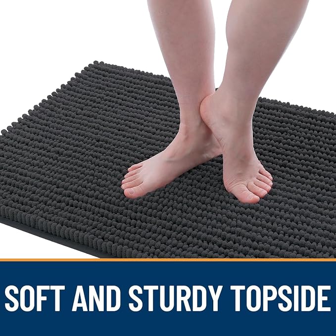 OLANLY Dog Door Mat for Muddy Paws 59x35, Ultra Absorbent Chenille Mud Doormat - Image 3