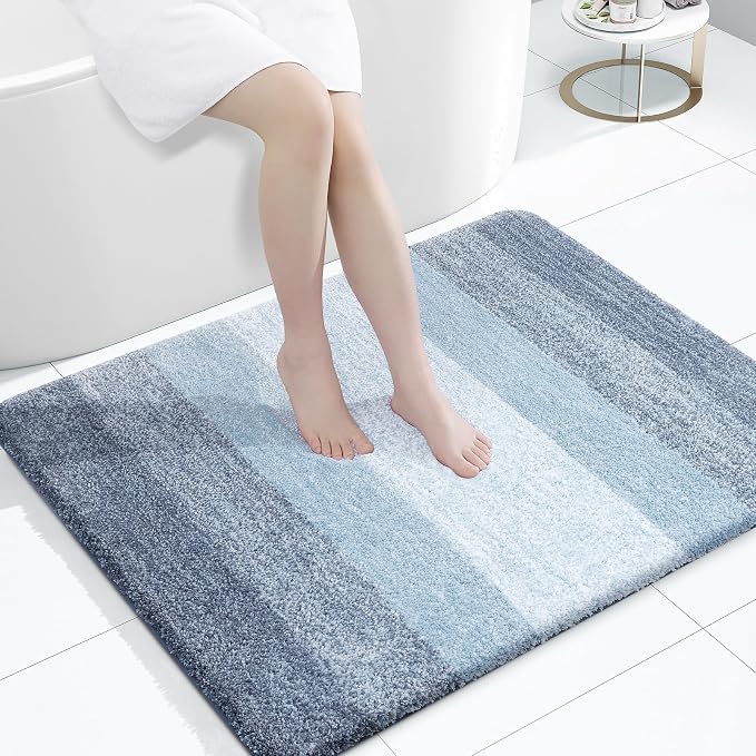 OLANLY Large Bathroom Rugs Mat 40x32, Extra Soft Absorbent Microfiber Bath Rugs by OLANLY