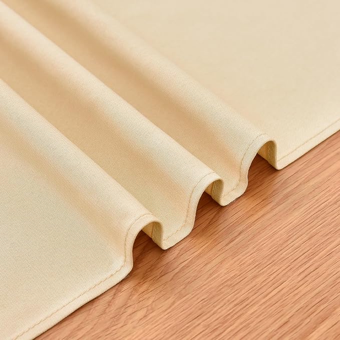 Faux Linen Table Runner Water Resistant 13 x 60 in, Coffee Table Runner - Image 6