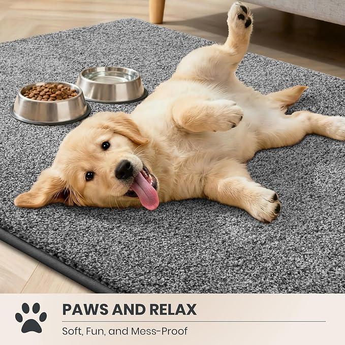 PURRUGS Dirt Trapping Door Mat 20" x 31.5", Non-Slip Machine Washable Entryway - Image 3