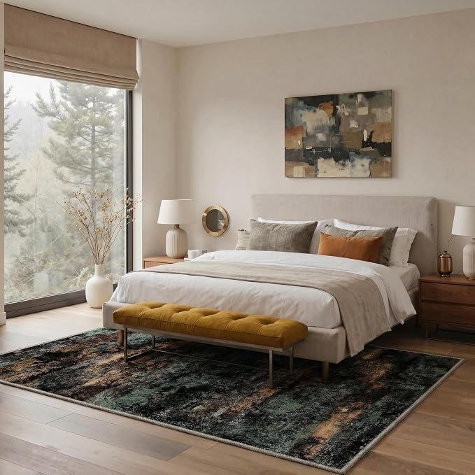 BEIMO Area Rugs 8x10 for Living Room Bedroom, Modern Abstract Machine Washable - Image 2