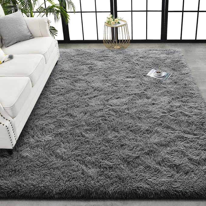 TWINNIS Super Soft Shaggy Rugs Fluffy Carpets, 8x10 Feet, Indoor Modern Plush - Image 8
