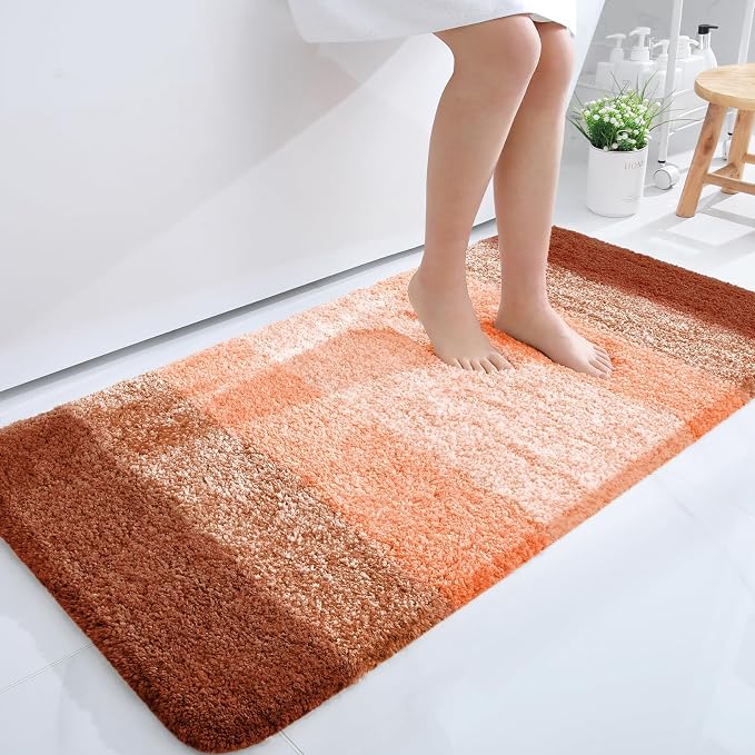 OLANLY Bathroom Runner Rugs Mat 44x24, Extra Soft Absorbent Microfiber Bath Rugs by OLANLY