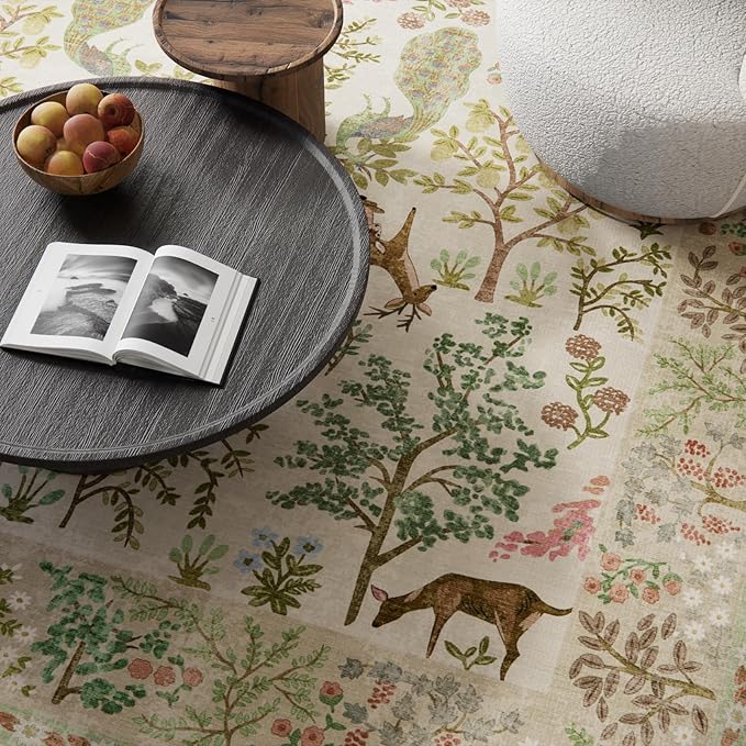 Runner Rugs Washable Kitchen Runner: 2'6"x8' Hallway Runner Rug Stain Resistant - Image 3