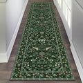 HEBE Washable Hallway Runner Rug 2'x 8' Non Slip Kitchen Rugs Runner, Low Pile by HEBE