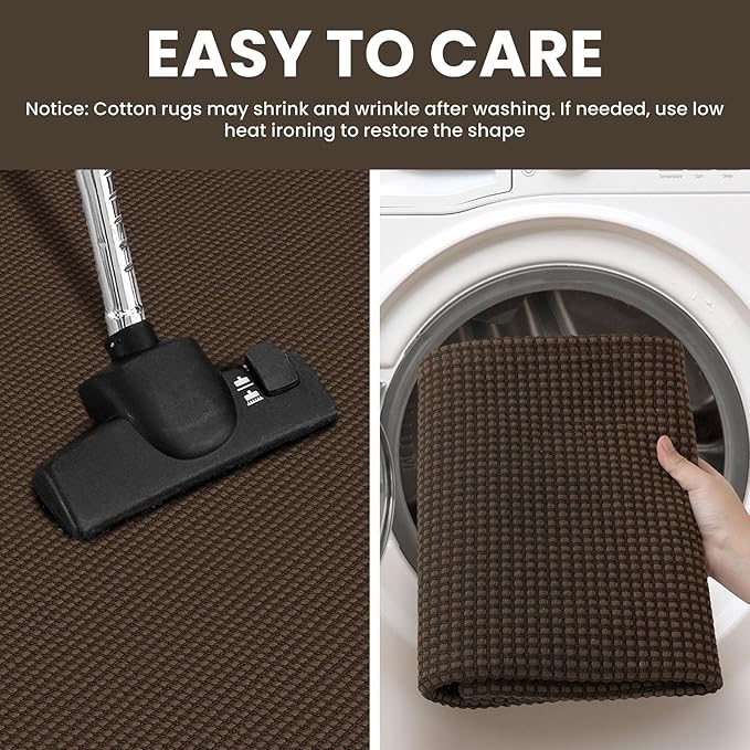 IOHOUZE Washable Runner Rug 3x12 Non Slip Rubber Backed Extra Long Hallway - Image 4