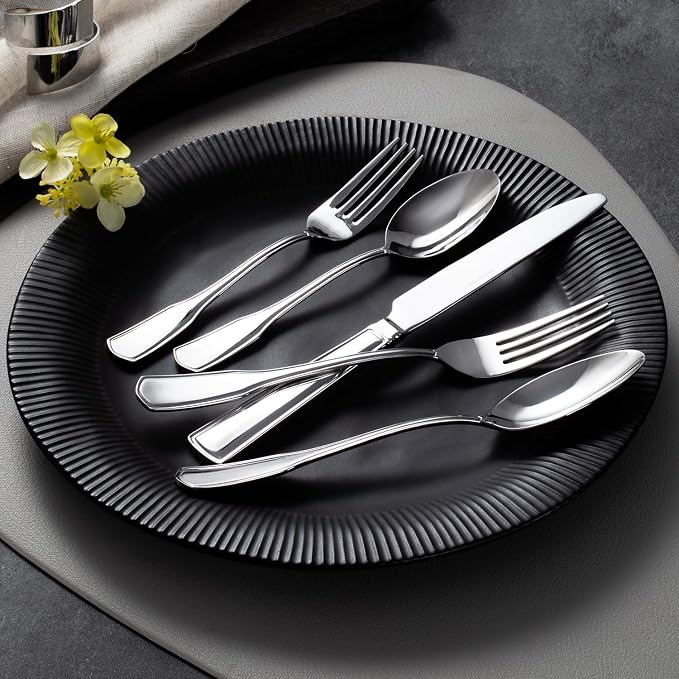 30 Piece Silverware Set for 6, 18/10 Stainless Steel | 18/10 Stainless Steel - Image 7