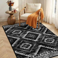 BESTSWEETIE Area Rug 3x4 Rug Machine Washable Non-Slip Low Pile Print Pattern by BESTSWEETIE