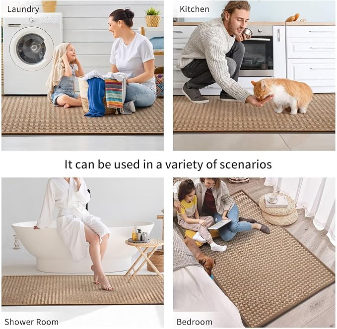 YDKGL Kitchen Rugs Mat Non Slip Washable, Super Absorbent Kitchen Mats - Image 8