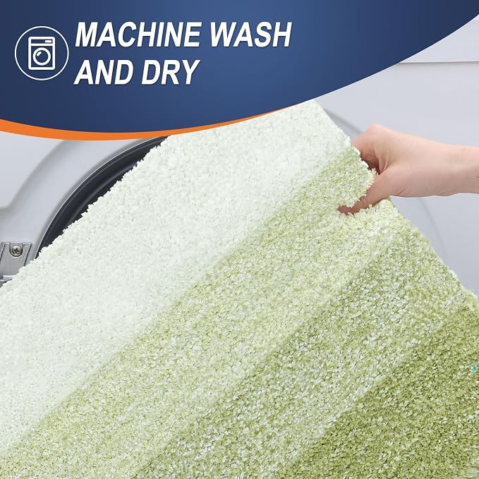 OLANLY Bathroom Rugs Mat 34x21, Extra Soft Absorbent Microfiber Bath Rugs - Image 6