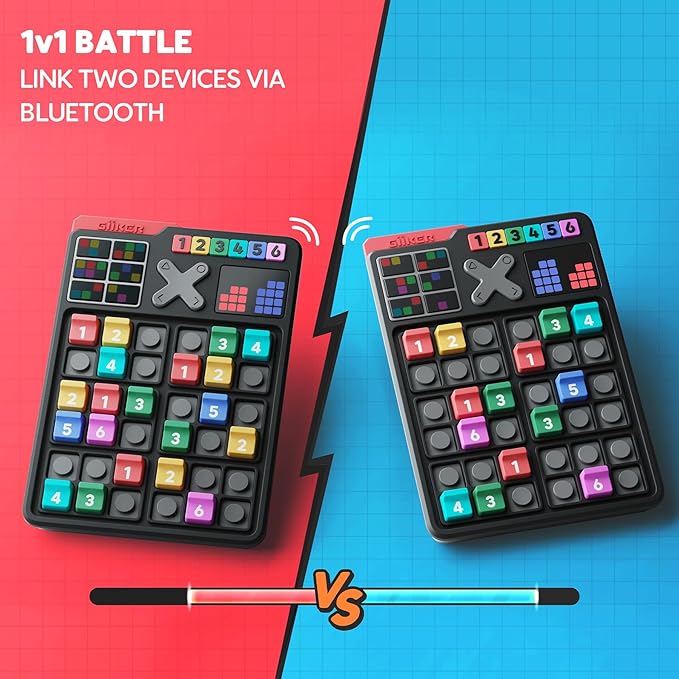 GiiKER Smart Sudoku Puzzle Games, Original 2500 Challenges Sudoku for Kids, Brain Teaser Puzzle for Kids, Travel Games Birthday Gifts for Boys Girls, Easter Basket Stuffers Toys for All Ages