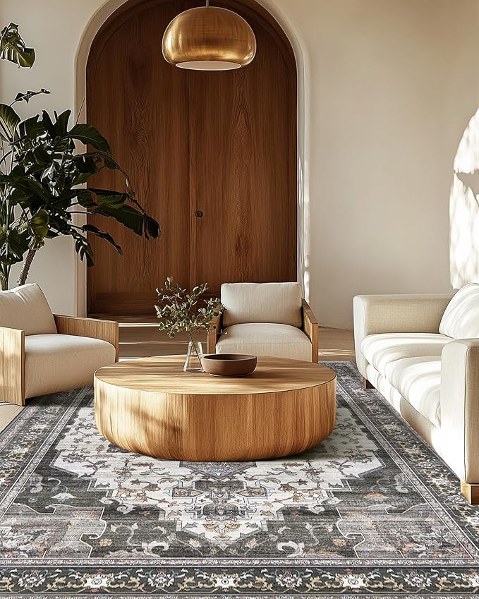 BEIMO Area Rugs 9x12 for Living Room Bedroom, Modern Modern Vintage Boho - Image 2