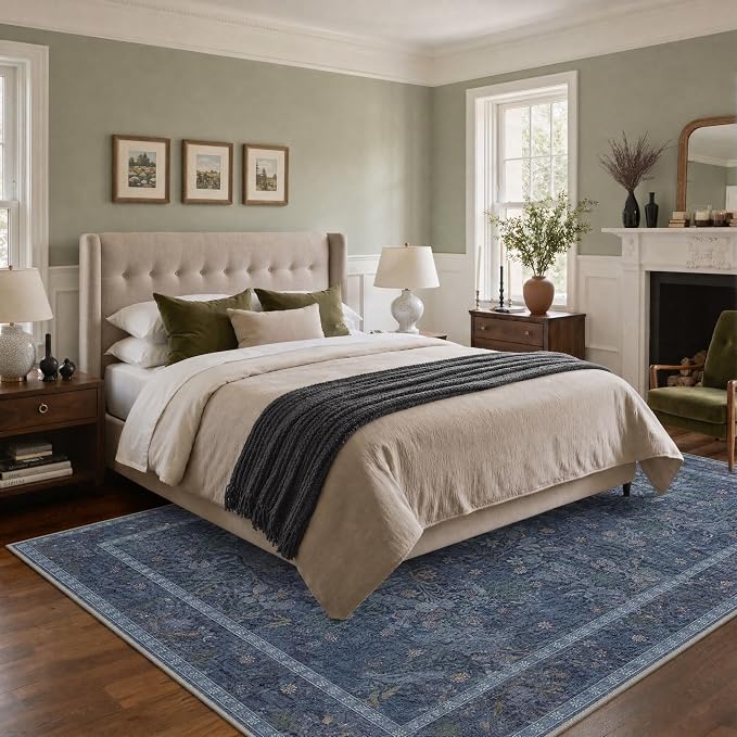GENIMO 8x10 Area Rug for Living Room Bedroom Dining Room, Machine Washable Non - Image 2