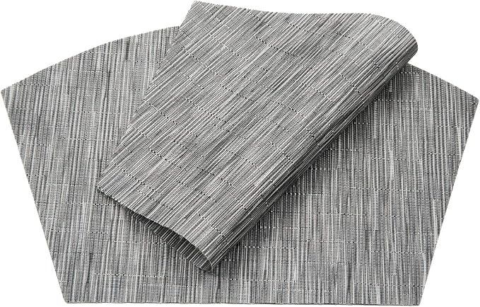 SHACOS Round Table Placemats Set of 4 Wedge Placemats Heat Resistant Woven - Image 2