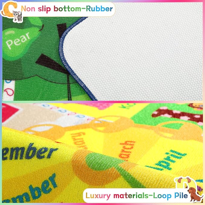 Chicrug Educational 3x5 Kids Area Rug - Image 7